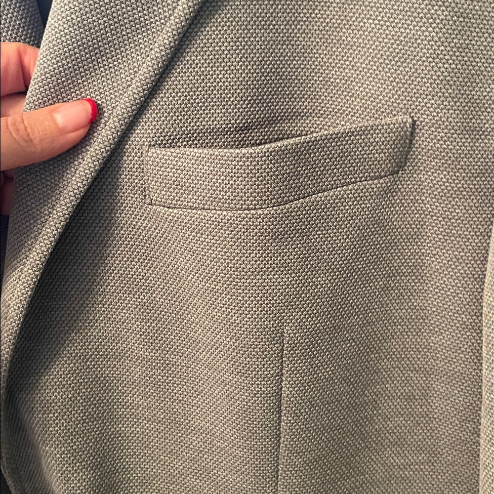 Lucky Brand Men’s 46R Slim Fit Classic Gray Sport Coat - Picture 4 of 7